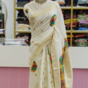 🌼✨ Madras kattan Onam Special Saree ✨🌼