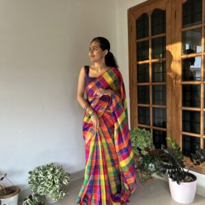 🌼 Paalum Pazham Mulmul Saree 🌼