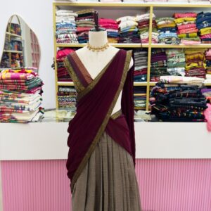 Classic Kanchi Cotton Dhavani Set