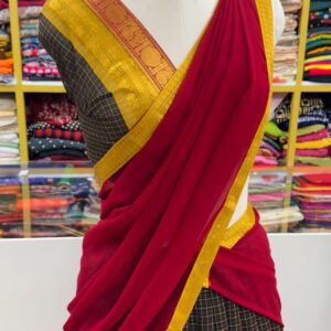 Classic Kanchi Cotton Dhavani Set