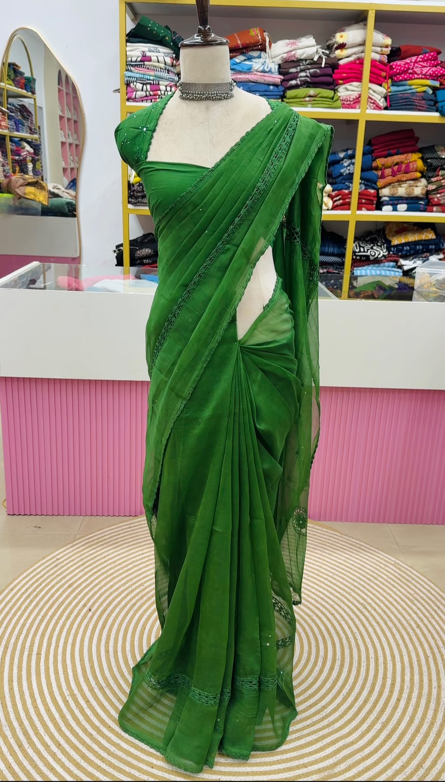 ✨ Elegant Soft Kota Doria Saree ✨