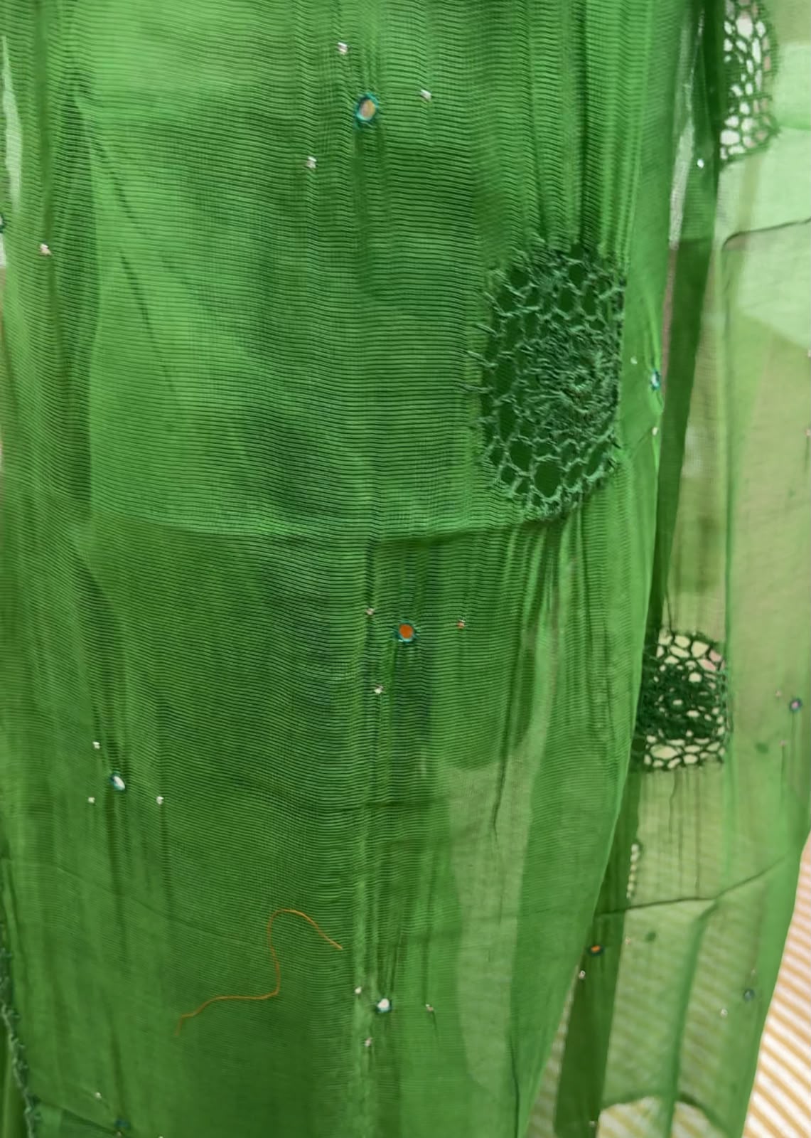 ✨ Elegant Soft Kota Doria Saree ✨ - Image 5