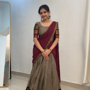 Classic Kanchi Cotton Dhavani Set
